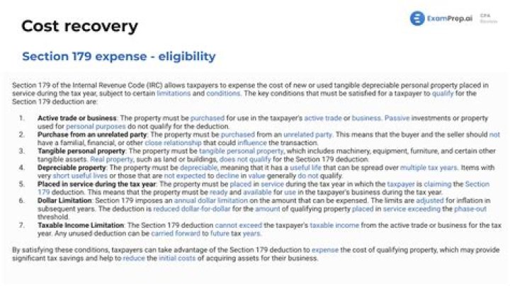 How do I record a Section 179 expense?