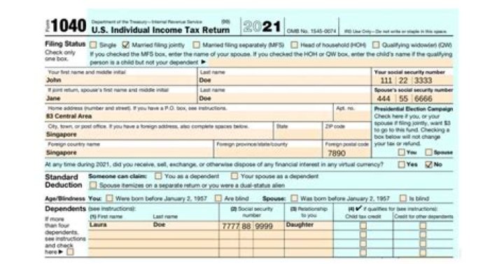 How do I report foreign tax paid on 1040?