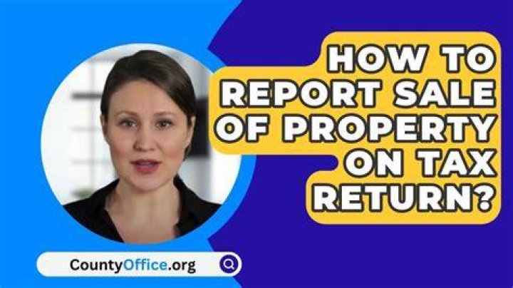 How do I report sale of property on estate tax return?
