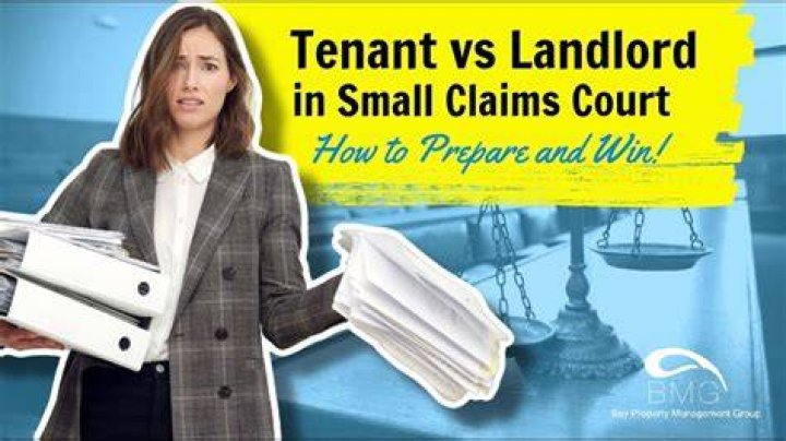 How do I take my old landlord to court?