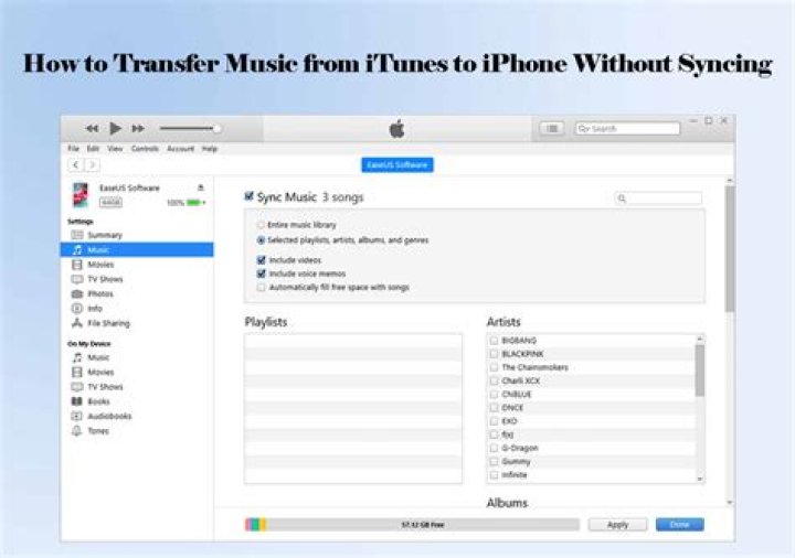 How do I transfer music from iTunes to my Motorola phone?