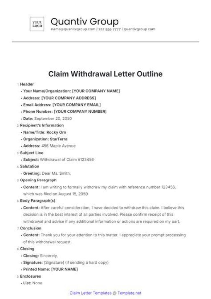 How do I withdraw an insurance claim?