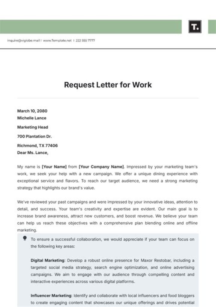 How do I write a letter of request for training?