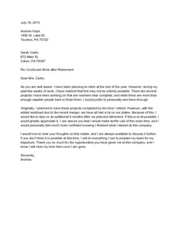 How do I write a letter requesting a job extension?