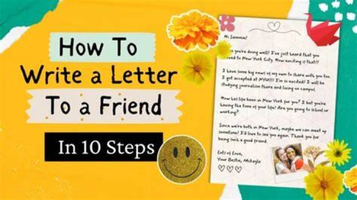 How do I write a letter to a friend giving advice?