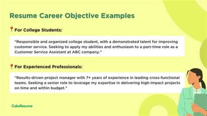 How do I write my career objective for experience?