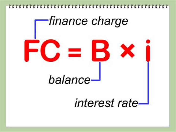 How do you accrue finance charges on a credit card?