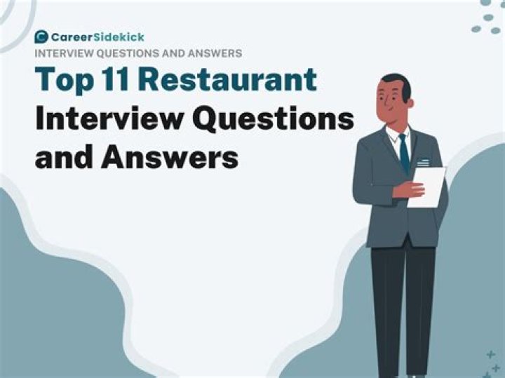 How do you answer Restaurant interview questions?