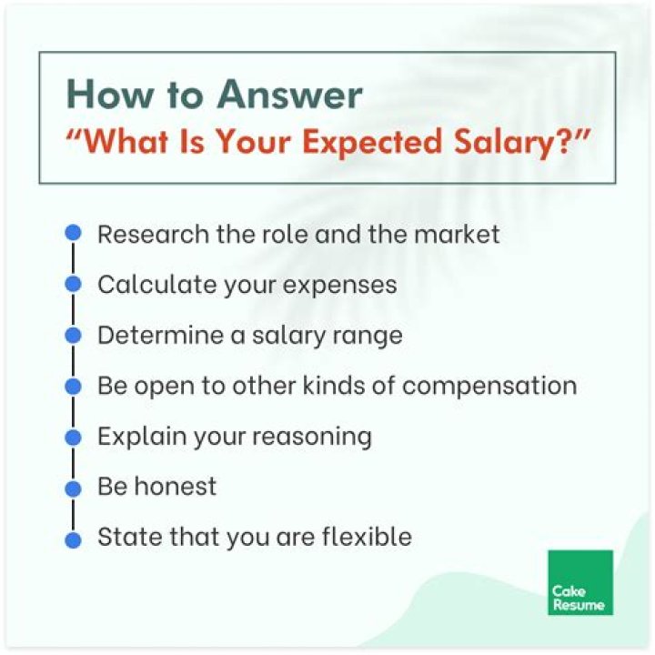 How do you answer what are your annual salary requirements?