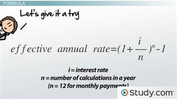 How do you calculate effective annual rate from APR?
