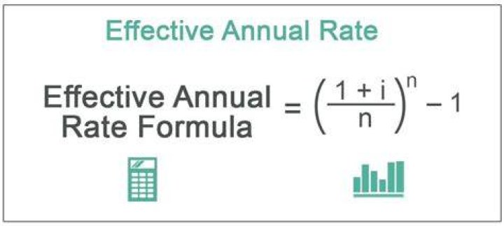 How do you calculate effective annual rate?