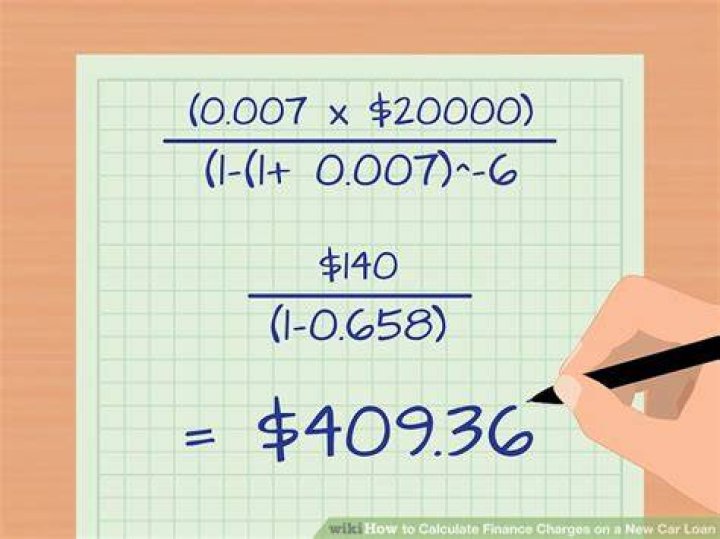 How do you calculate finance charges on overdue invoices?