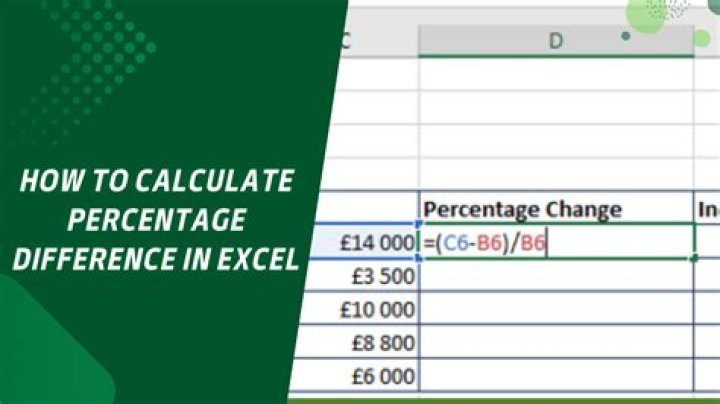 How do you calculate percentage difference in revenue?
