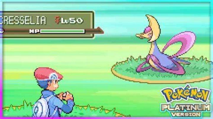 How do you catch Cresselia in Pokemon Platinum?