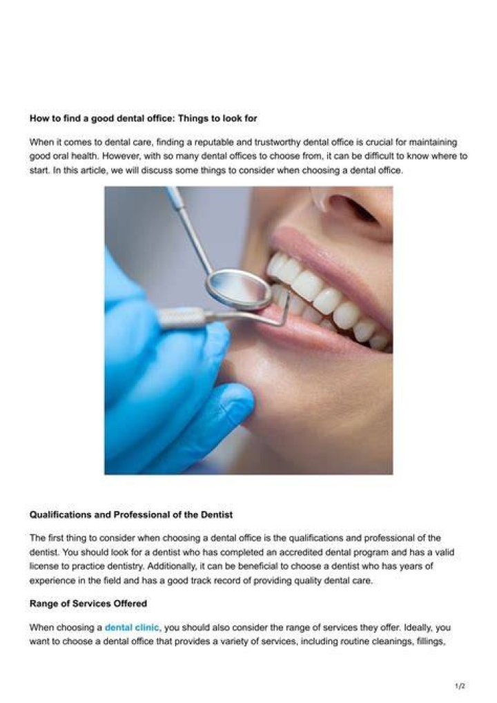 How do you close a dental office?