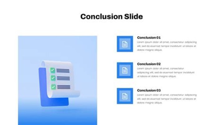 How do you conclude a business presentation?