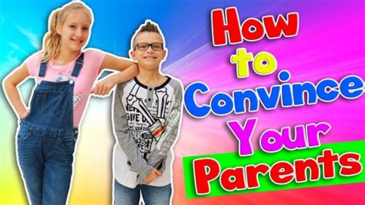 How do you convince parents to let you model?