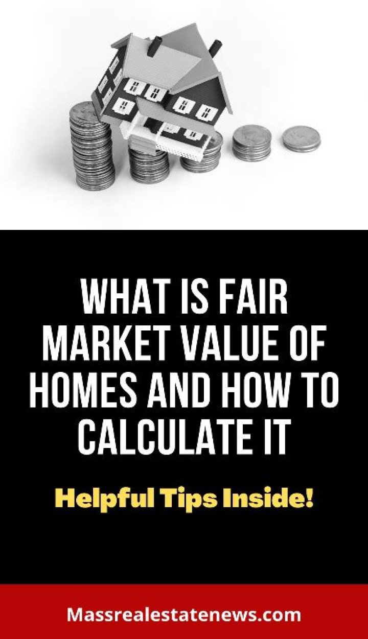 How do you determine fair market value of a home for tax purposes?