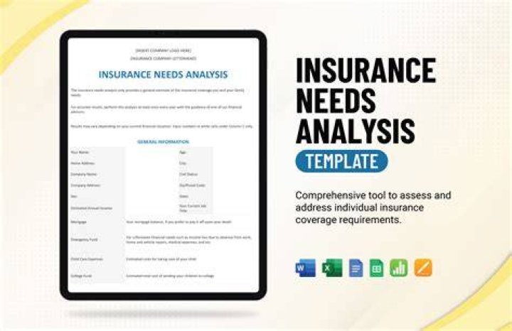 How do you do a needs analysis for life insurance?