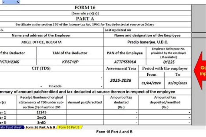 How do you file it return with Form 16?