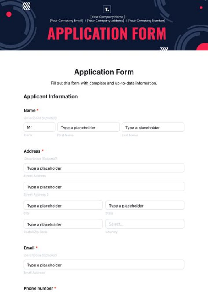 How do you fill out an application in person?