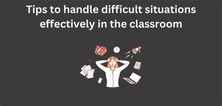 How do you handle difficult situations with students?