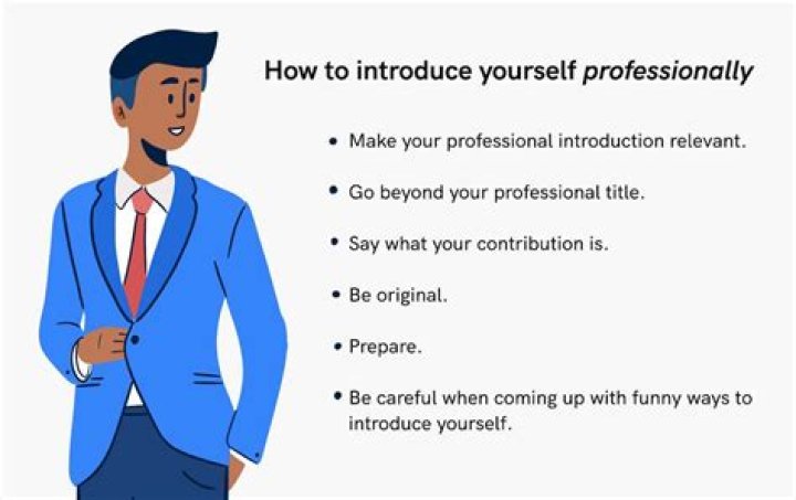 How do you introduce yourself professionally examples?