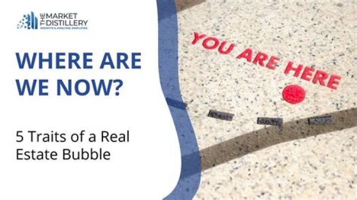 How do you know if its a real estate bubble?