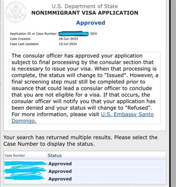 How do you know if US visa is approved after interview?