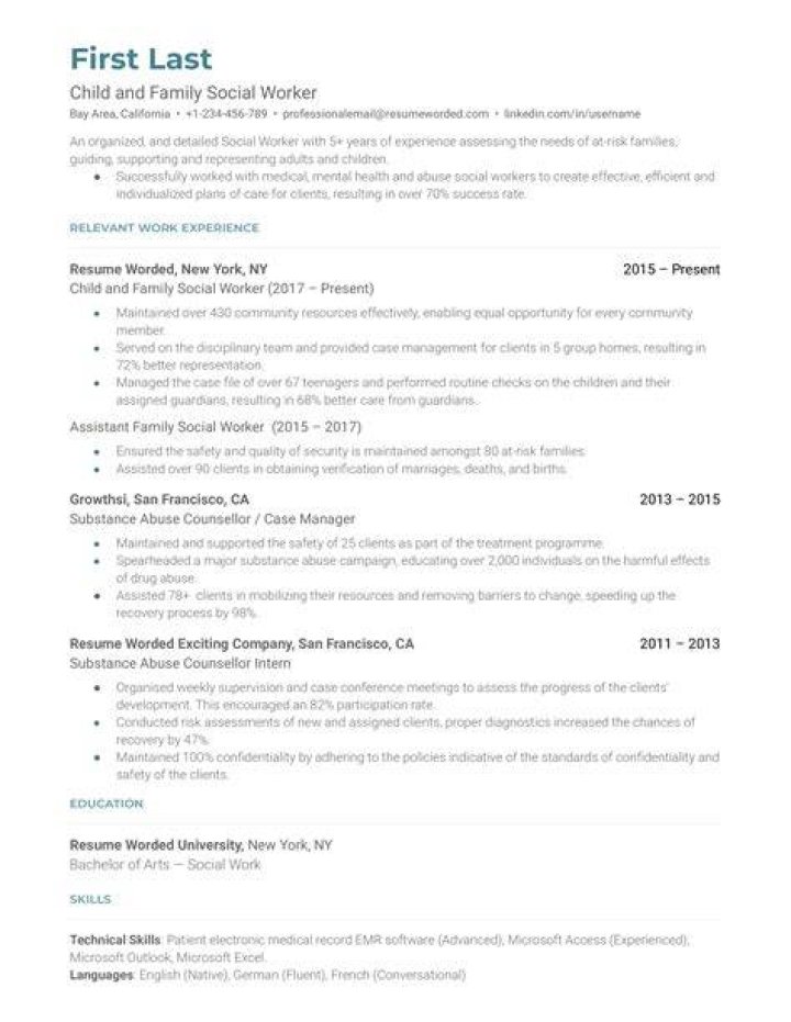 How do you list family business on resume?
