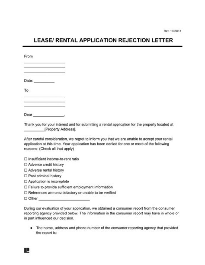 How do you politely decline an application?