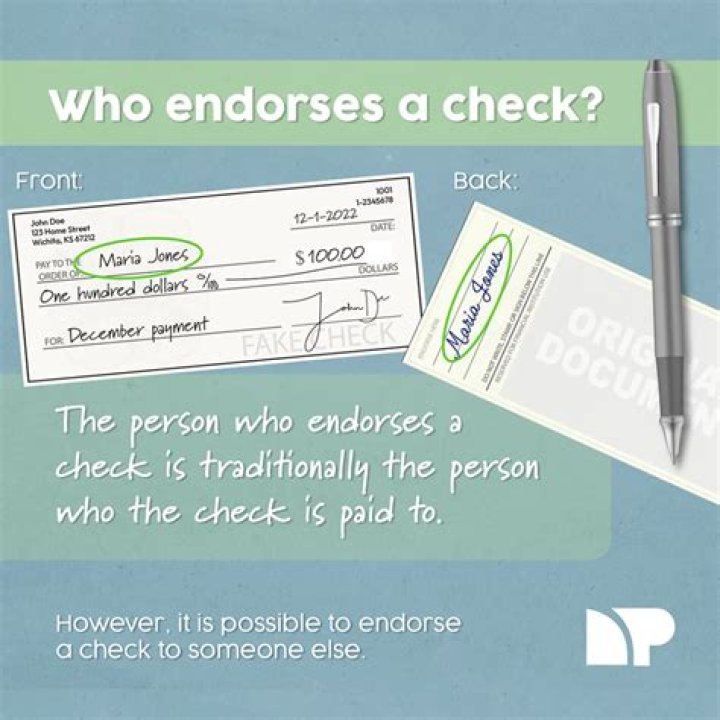 How do you properly endorse a third party check?