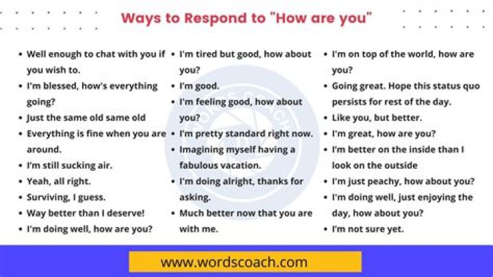 How do you respond to a good morning message?