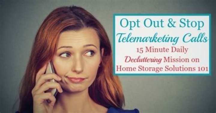 How do you stop telemarketing calls?