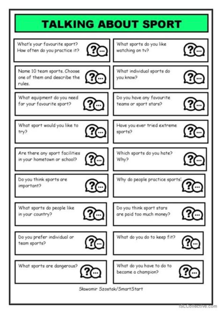 How do you talk about sports in an interview?