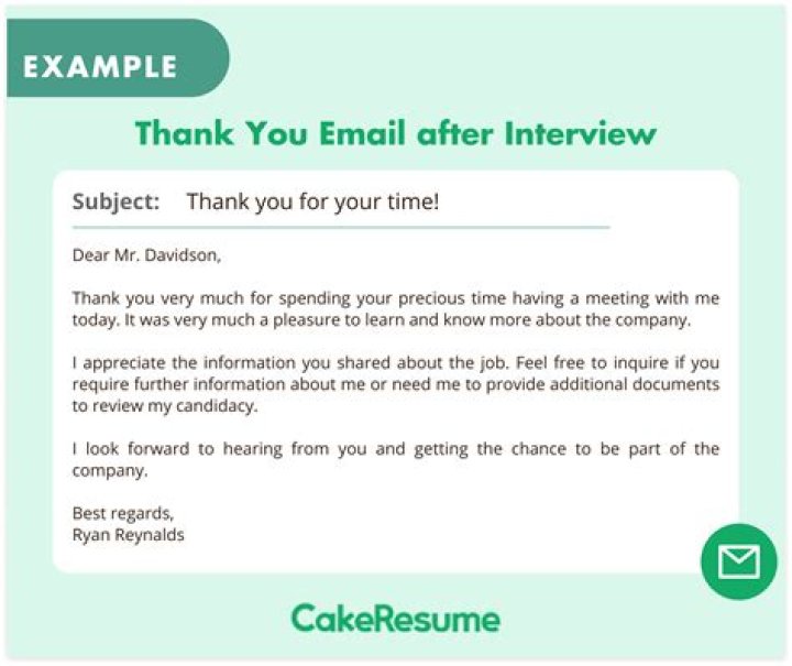 How do you thank your interviewers?
