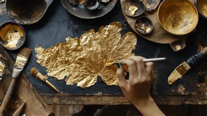 How do you use real gold leaf?
