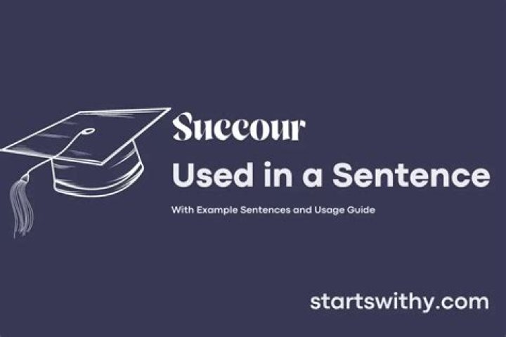 How do you use Succour in a sentence?