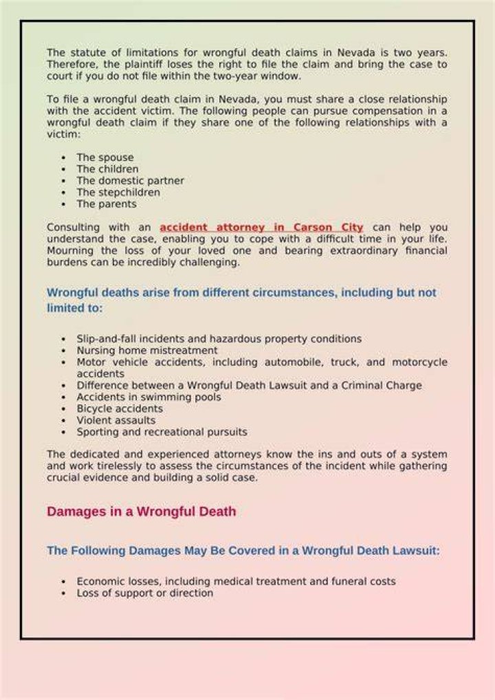 How does a wrongful death settlement work?