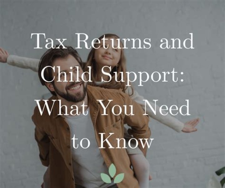 How does child support affect my tax return?