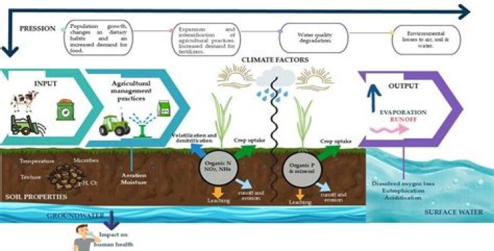 How does farming affect the water supply?
