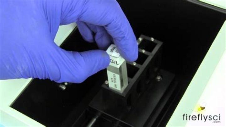How does potassium dichromate calibrate a spectrophotometer?