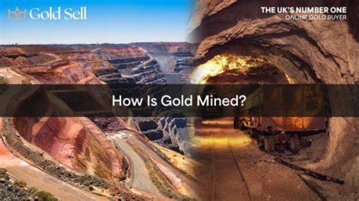 How gold is mined underground?