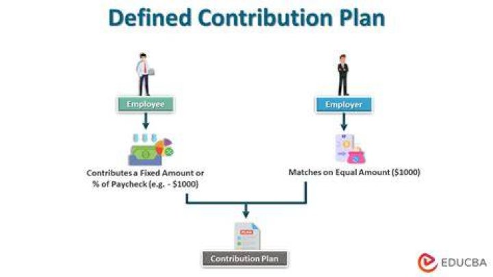 How is defined contribution plan calculated?