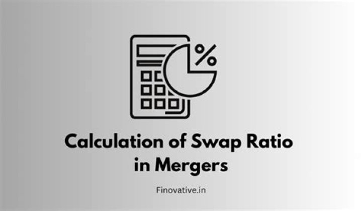 How is swap ratio determined in mergers and acquisitions?