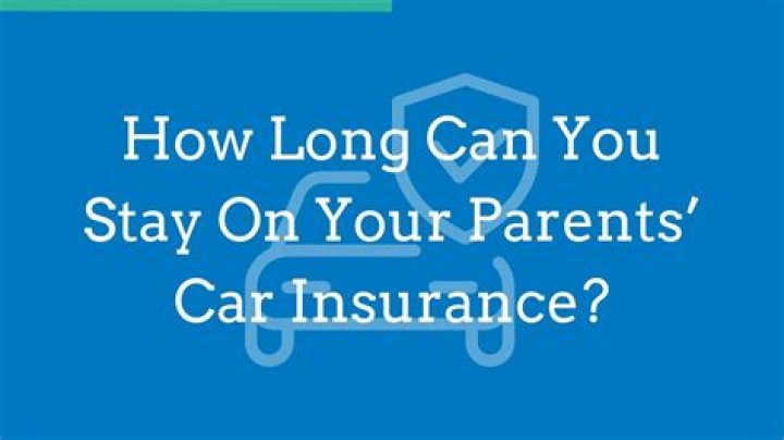 How long can you stay on your parents insurance in CA?