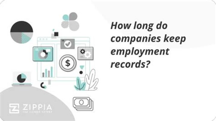 How long do companies keep records of former employees?