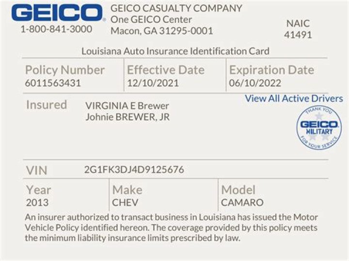 How long do you have to change insurance after buying a new car Geico?