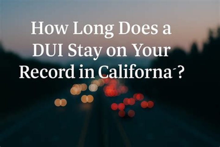 How long does a point stay on your record California?