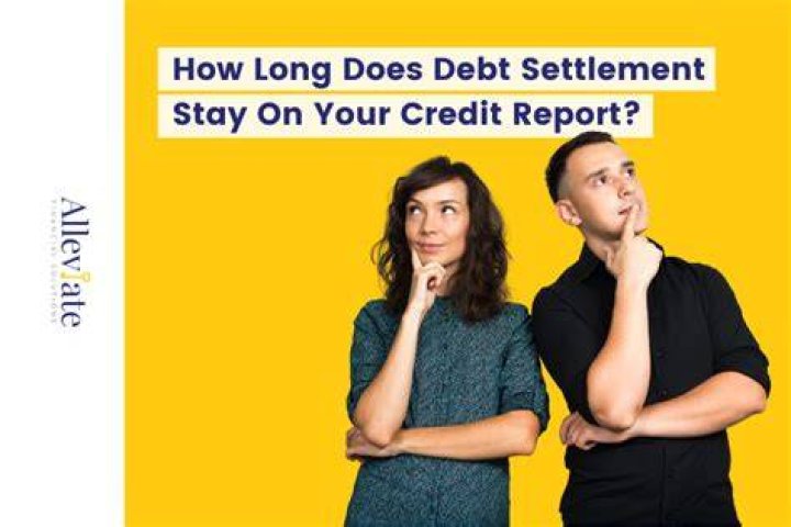 How long does debt settlement stay on your credit?